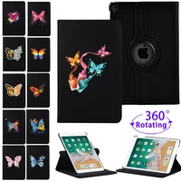 for apple ipad air 1 air 2 9 7 inch 360 rotating pu leather smart cover for ipad 5 6 case 5th 6th generation tablet case