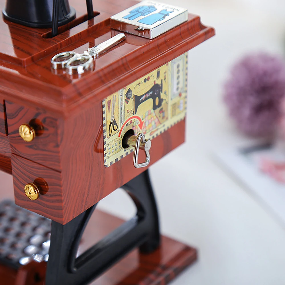 Музыкальная шкатулка с педалью музыкальная античный подарок музыкальные