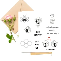 funny bee clear stamps for diy scrapbookingcard making stamps fun decoration supplies