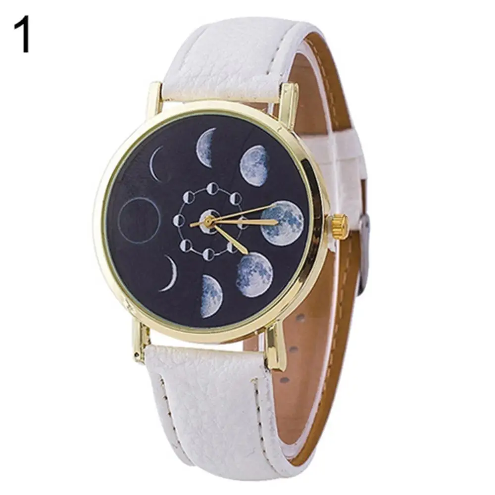 Унисекс фаза Луны Пособия по астрономии часы с космическим мотивом