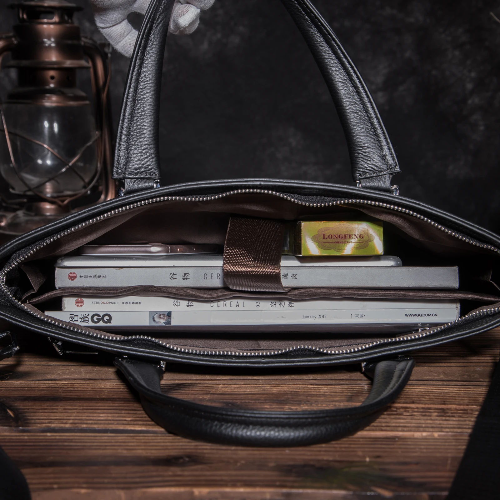 Для мужчин из натуральной кожи Роскошные офисные Maletas Бизнес Портфели 15 &quotдля