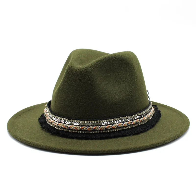 Шляпа в стиле ретро для женщин Классическая Федора черного/белого/розового цвета