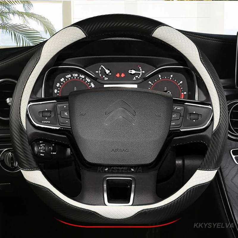 

Чехол на руль D-типа для Citroen DS3 DS4 DS5 2009 - 2015 Grand C4 Picasso 2 2013 - 2021 Spacetourer 2016 - 2021 2020