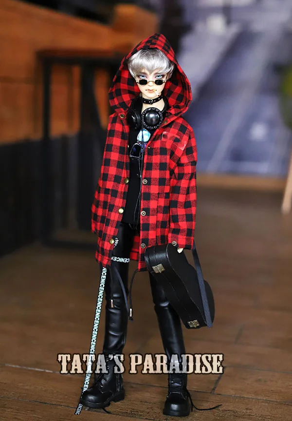 1/4 1/3 масштаб BJD Панк пальто с капюшоном для BJD/SD аксессуары для кукольной одежды, в комплект не входят кукла, обувь, парик и другие аксессуары 18D1039