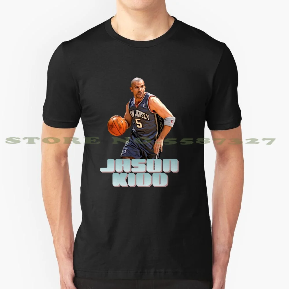 

Jason Kidd Black White Tshirt For Men Women Jason Kidd Michael Scottie Pippen Basketball Vintage Pink Derick Dennis Rodman Slam