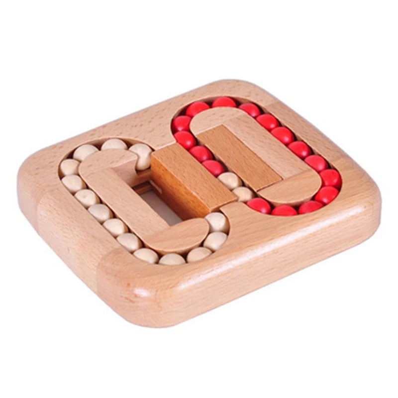 

Wooden Brain Teaser Puzzle Cube Wooden Puzzles Puzzle Educational Toy for 54DF
