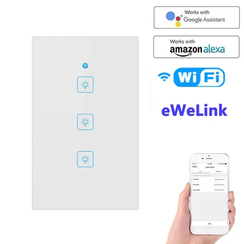 Умный светильник ель света eWeLink с поддержкой Wi-Fi и сенсорным управлением |