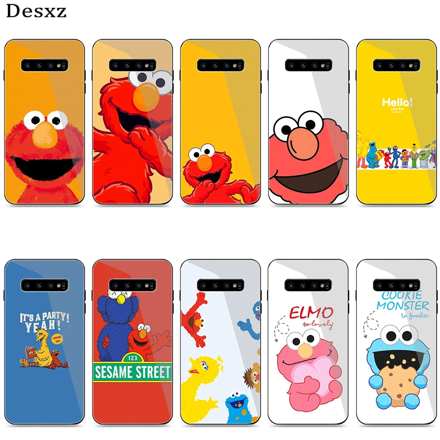 Чехол для телефона стекло samsung A40 A50 A10 A20 A30 A60 A70 S10 S7 Edge S8 S9 Note 8 9 10 Plus чехол печенье
