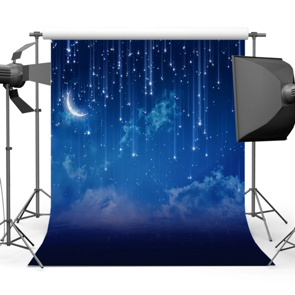 Mocsicka фоны для фотографирования новорожденных с изображением ночного неба для студийной фотосъемки на день рождения