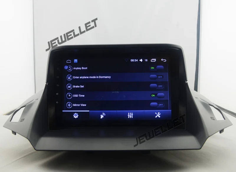 

9" octa core 1280*720 QLED screen Android 10 Car GPS video player Navigation for ford kuga Escape C-max
