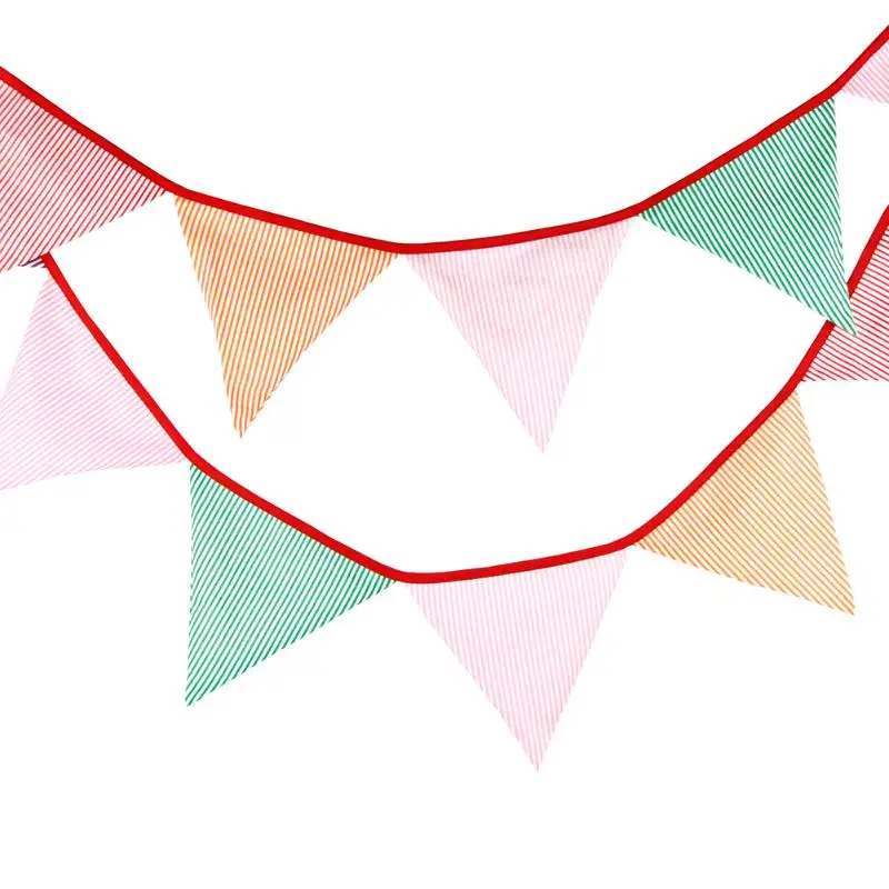 Печатная ткань украшения флаг баннер вымпел для свадьбы День рождения Dec|Флажки