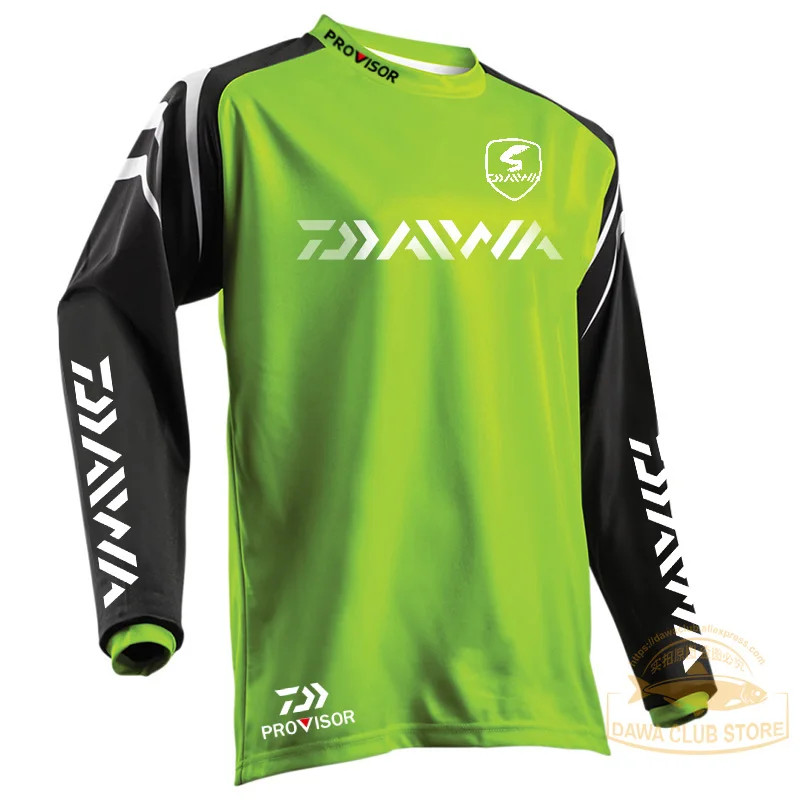 DAIWA Fishing Clothing Quick-Drying Sun UV Protection T Shirt Vests Sports Clothes Fishing Clothes Fishing Shirts Cycling Wear