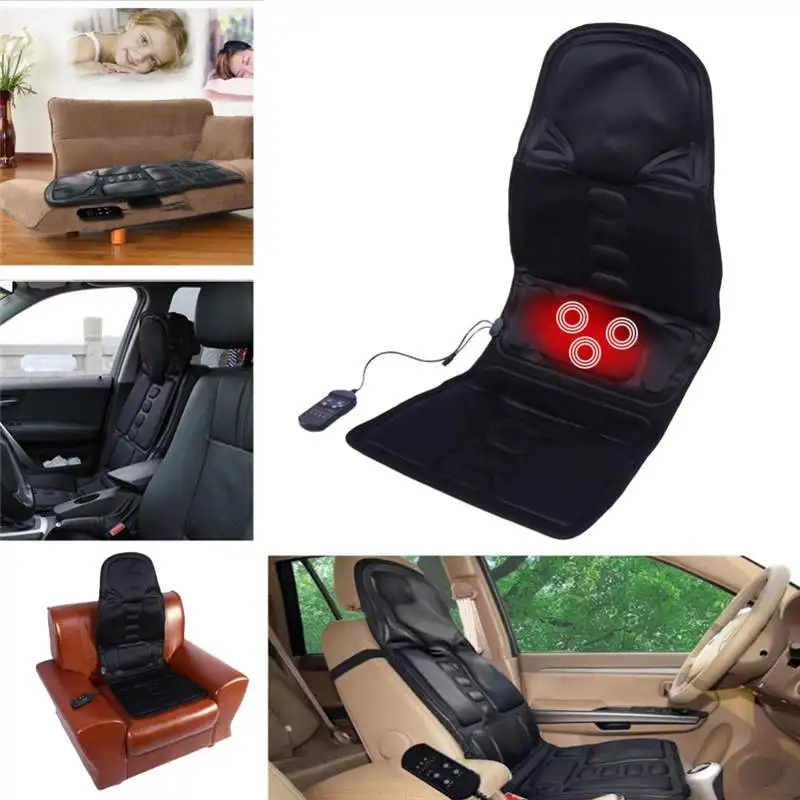 

Electric Massager Chair Massage Electric Car Seat Vibrator Back Neck massagem Cushion Heat Pad For legs Waist Body Massageador
