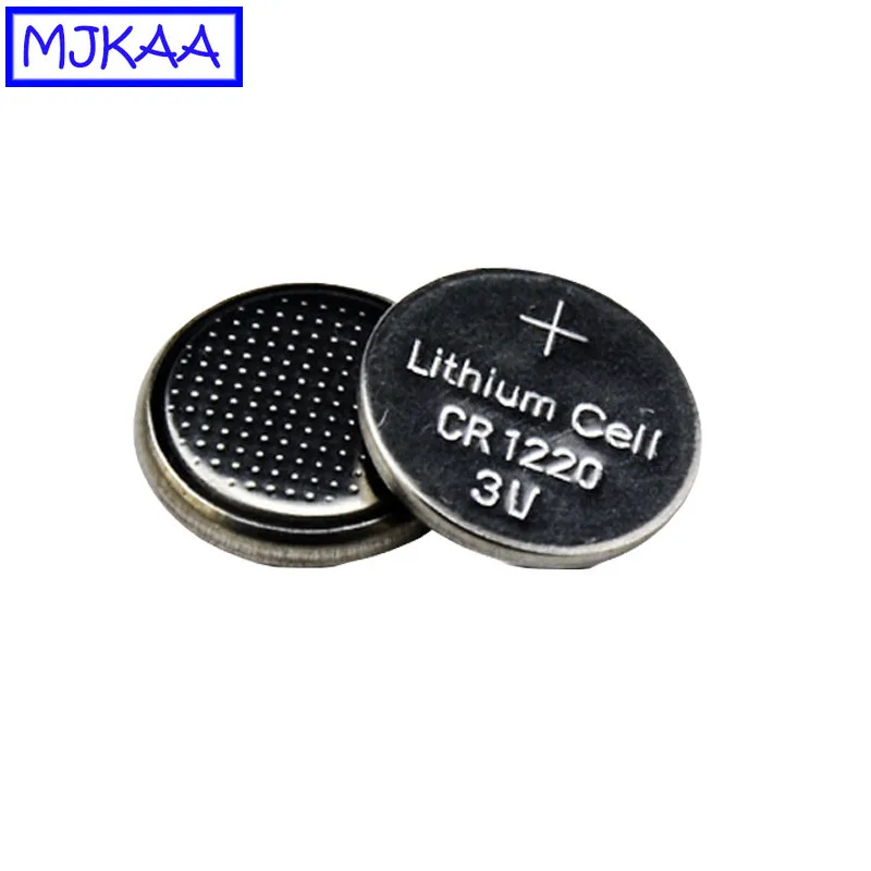 MJKAA 100 шт. CR1220 3V литиевая батарея таблеточного типа сотовый Батарея CR 1220 ECR1220 LM1220 часы батарейки-таблетки автомобиль дистанционного Управление