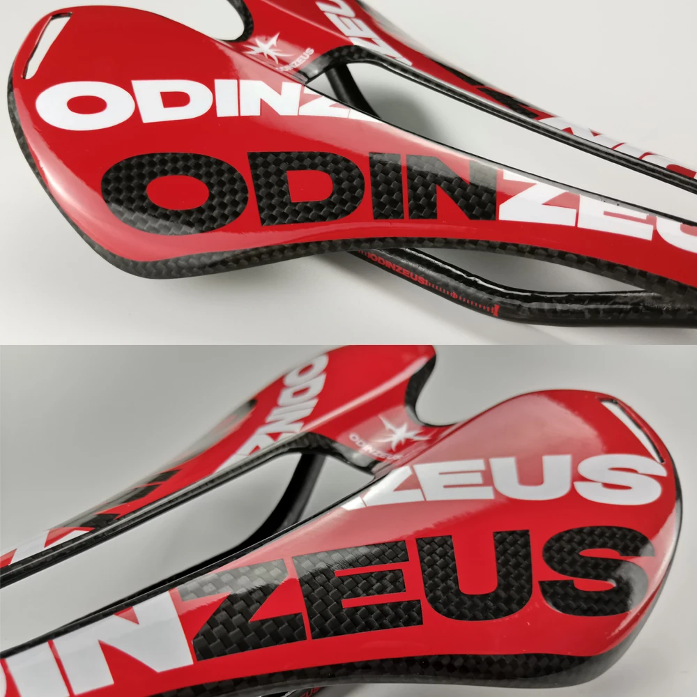 Odinzeus красочное углеродное волокно дорожное/горное велосипедное седло