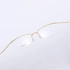 Мужские полукруглые оптические очки, ультрагибкие очки по рецепту для близорукости, очки без винтов