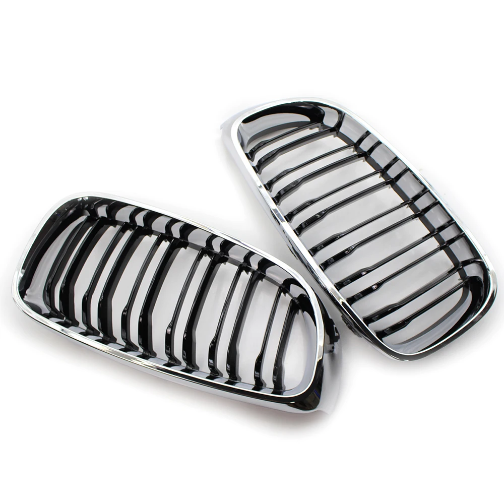 Хромированная передняя решетка Dual Slat для BMW F30 F35 E90 E91 E36 F10 F18 F06 F12 F22 F15 F16.