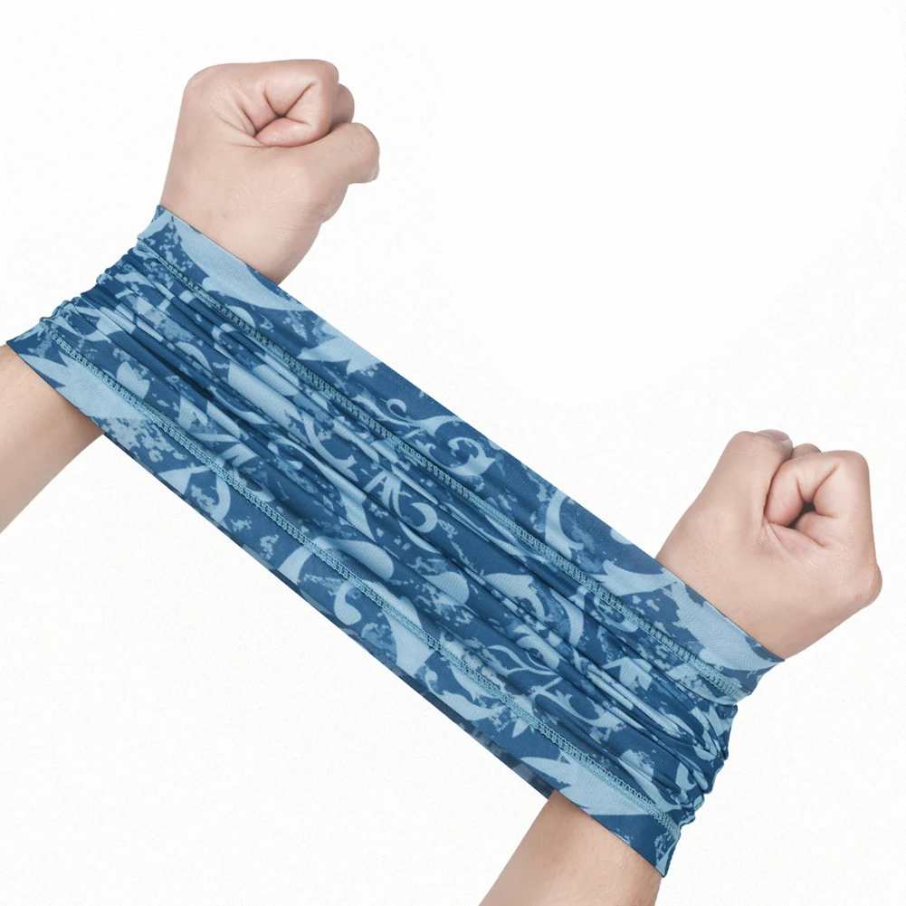 

5Pcs Summer Cycling Breathable Dust Sun Protection Face Cover Headband Scarf