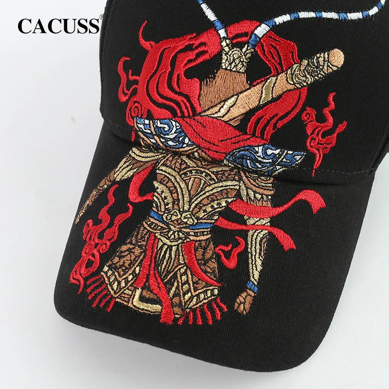 

CACUSS custom spring/summer new cap cartoon embroidered Chinese style sun hat