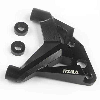 

Motorcycle 100mm Brake Caliper Bracket/adapter Cnc Aluminum For Fastace Front Absorber For 245 260mm Brake Disc