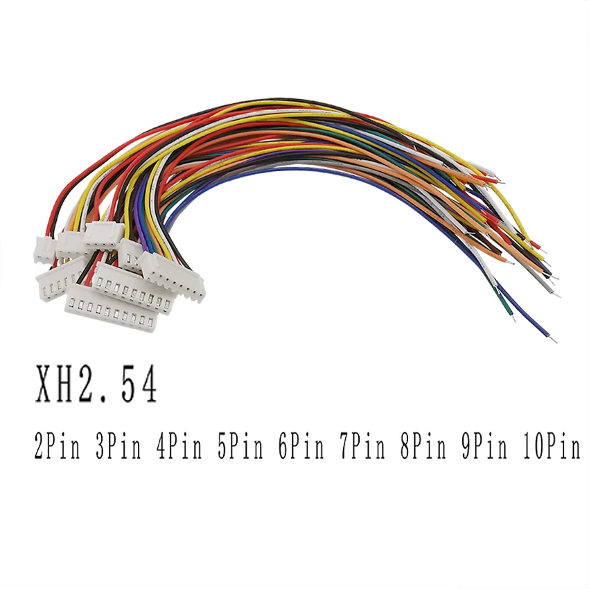 20 шт./лот XH-2.54 Американская классификация проводов 2р 3P 4 5 6P 7P 8 9P 10Pin коммутационным