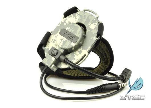 Z-TAC Unilateral headphones Z029 Military Bowman Evo III Headset Hunting Walkie Talkie Headset