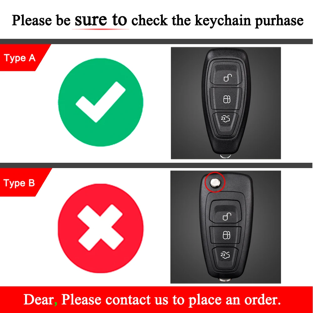 

Carbon Fiber + ABS Silicone Car Key Protect Case Cover For FORD C-MAX FOCUS RS ST Fiesta Hatch Car Styling Key Ring Shell Cover