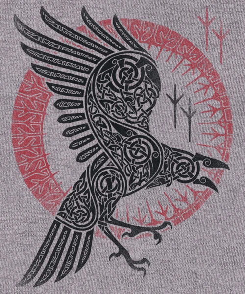 

RAGNAR'S RAVEN T-Shirt Cotton O-Neck Short Sleeve Men's T Shirt Size S-3XL