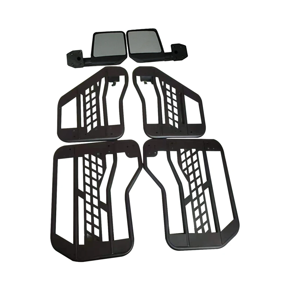 Полутрубчатые двери с боковыми зеркалами для jeep wrangler JL 4 JL1078|Внешние дверные
