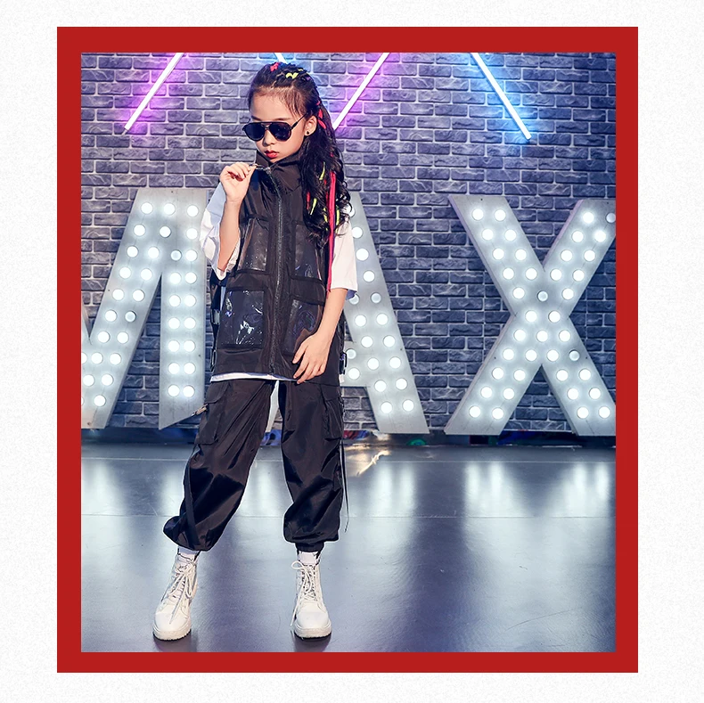 Детская одежда в стиле хип хоп для соревнований на сцене бальных шоу мальчиков и