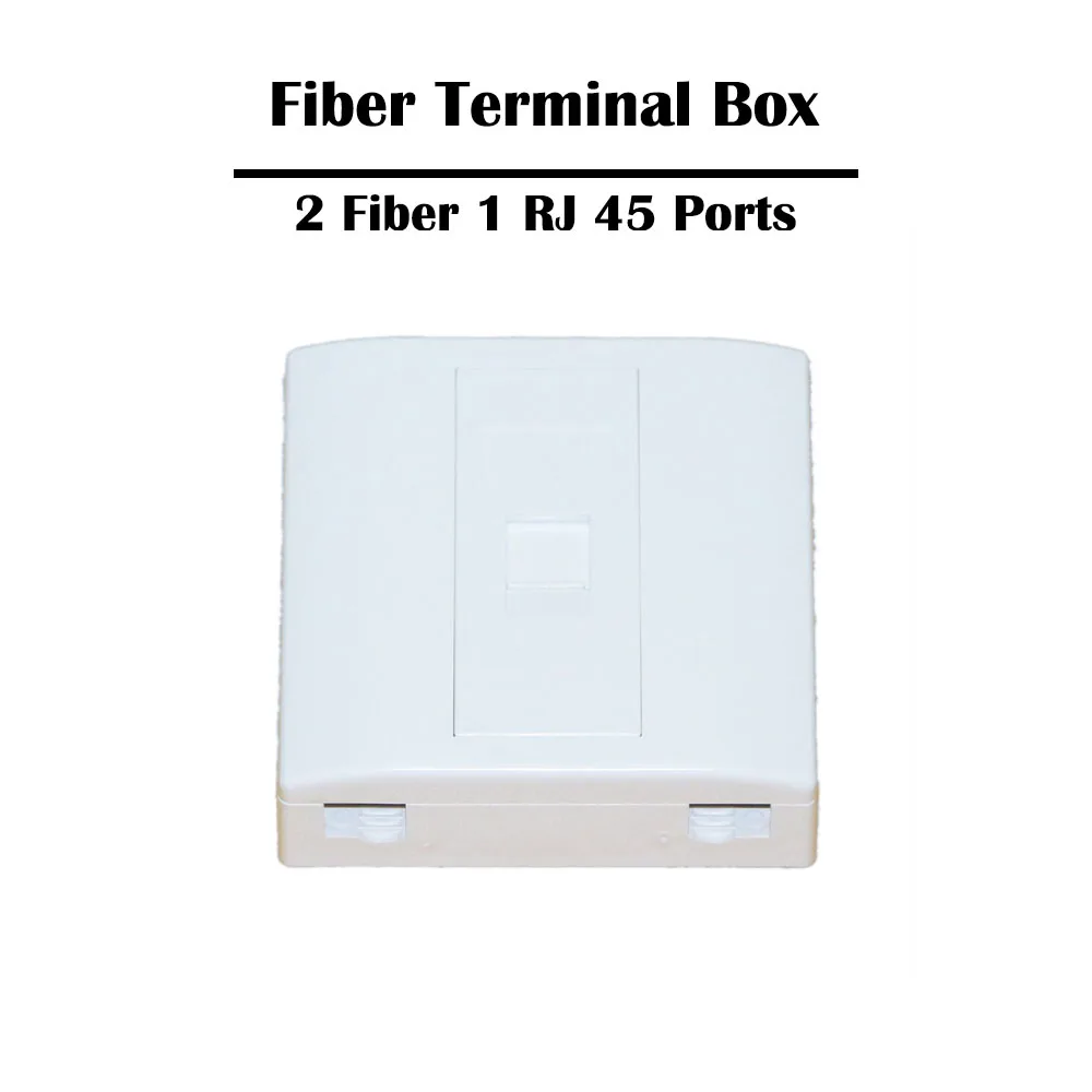 Оптоволоконный терминал Поверхностная коробка информация о данных 1/2 волоконный