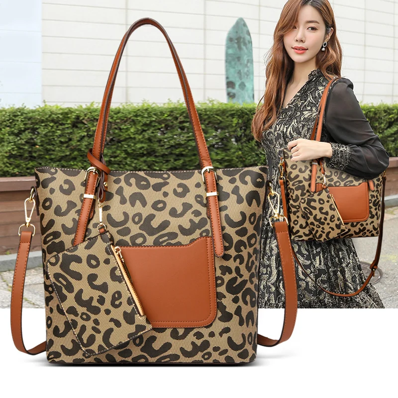 

YILIAN Retro Printed Shoulder Bag for Women 2021 New casual fashion large capacity Premium leather diagonal span