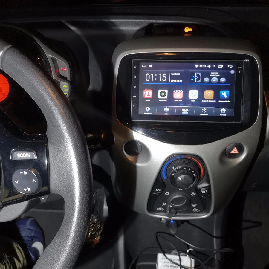 64 ГБ Android 10 2Din автомобильный GPS для Peugeot 108 2016 рекордер Citroen C1 Toyota Aygo Авторадио