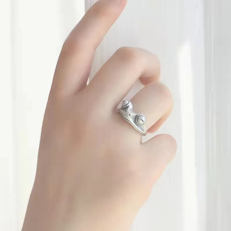 Женское Винтажное кольцо в виде лягушки открытое колечко с изменяемым размером