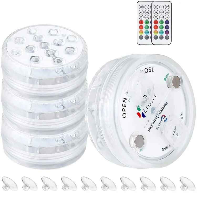 

Pool Light Waterproof Outdoor Lighting Lights RGB Remote Control Swimming Pool Accessories Night Light for Aquarium Decor