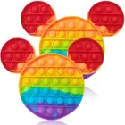 Игрушка для снятия стресса Pup it Fidget, радужная пузырьковая игрушка для снятия стресса, игрушки для взрослых и детей, сенсорные игрушки для снятия аутизма, бесплатная доставка