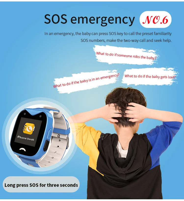 D8 gps трек модные часы с сенсорным экраном большая кнопка sos аварийный телефон Детские умные часы android smartwatch gps детские наручные часы