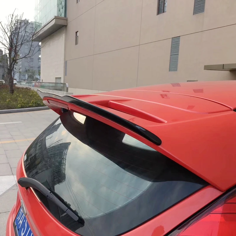 Для Ford Fiesta спойлер Высокое качество углеродного волокна или FRP спойлер для Ford Fiesta спойлер 2009-2013