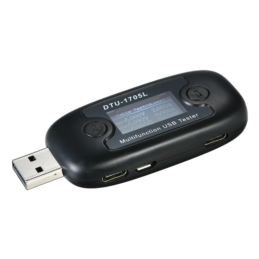 DTU 1705L usb тестер Напряжение ток Мощность Вольтметр Амперметр с быстрой зарядкой