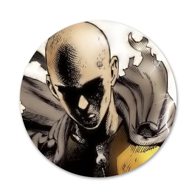 Комиксов Человек один удар значок брошь заколка аксессуары для одежды рюкзак