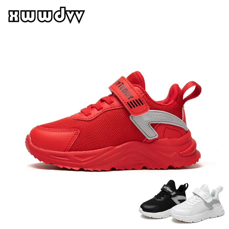 

XWWDVV Kids Sneakers Breathable Mesh Children's Outdoor Sports Shoes Non-slip Casual Boys Girls Sneakers Soft Sole Footwear