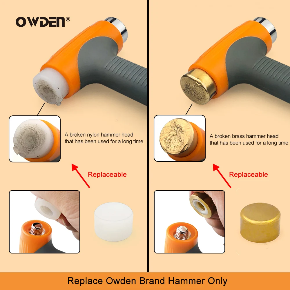 Инструменты для перфорации кожи OWDEN 3 в 1 домашний молоток сменный | Дом и сад