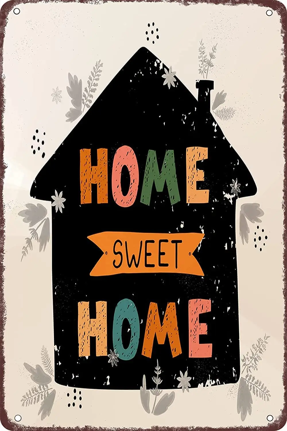 

kegill Home Sweet Home Love Family Doorway Poster Tin Sign Vintage Metal Poster Art Pub Bar Home Wall Decor Door Plaque