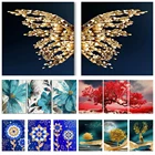 Набор для рисования по номерам сделай сам, набор из трехдвух штук для украшения ландшафта, подвесная краска без рамки, ручная роспись маслом