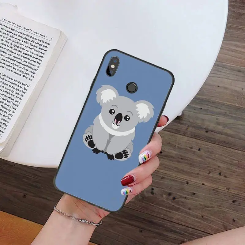 

Cute cartoon animal koala Phone Case For Xiaomi Redmi note 7 8 9 t max3 s 10 pro lite funda shell coque cover