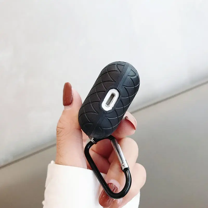 Suntaiho ТПУ силиконовый беспроводной чехол для наушников AirPods защитный чехол Мягкий противоударный чехол для Apple гарнитура для AirPods Sleev