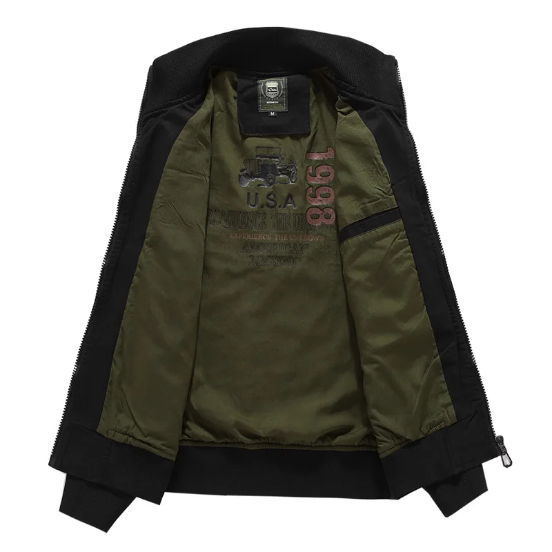 Мужская хлопковая куртка на молнии мужские куртки и пальто уличная одежда