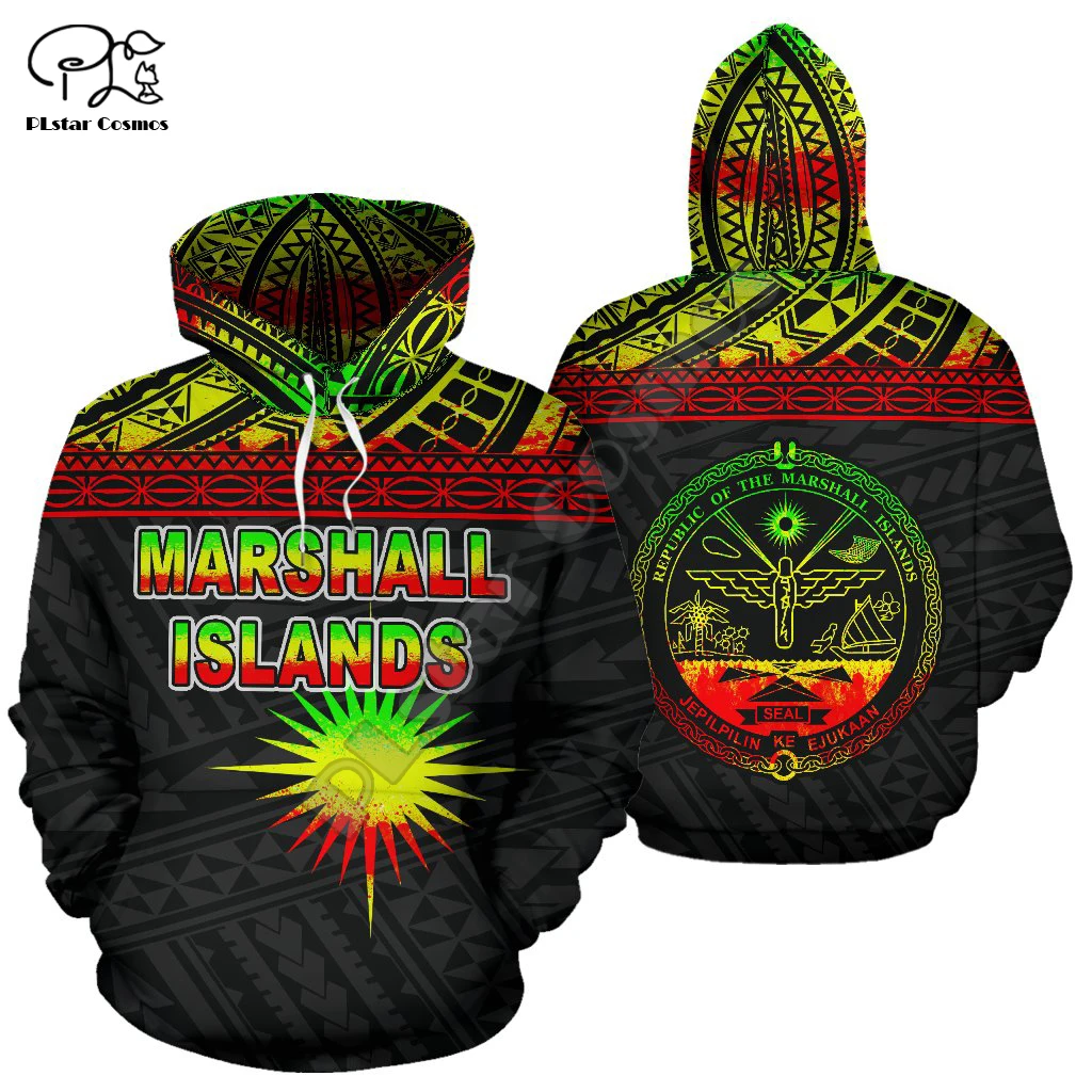 

Newest Marshall Island Country Flag Tribal Culture Retro Polynesian Tracksuit Men/Women Pullover 3DPrint Funny Casual Hoodies 12