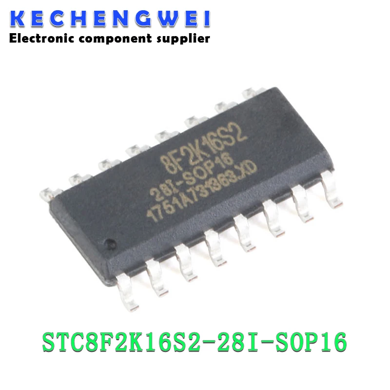 

STC8F2K16S2-28I-SOP16 Single-Chip Microcomputer Integrated Circuit IC Chip Original Genuine Patch Micro Computer 8F2K16S2 ISP