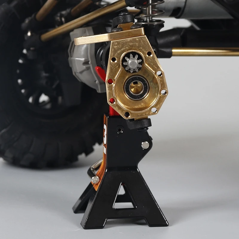 

1 Set Brass Steering Knuckle & Hub Carrier & Knuckle Portal Cover Counterweight for 1/10 RC Crawler Traxxas TRX4